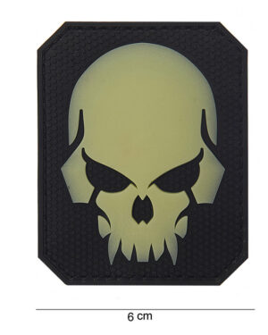 Patch 3D PVC Pirate skull #13017