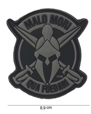 Patch 3D PVC Malo Mori grey #10113