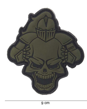 Patch 3D PVC Knight green #10107