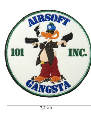Patch 3D PVC Airsoft Gangsta #15043