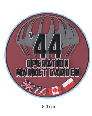 Patch 3D PVC Market Garden '44 maroon #15041