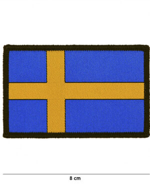 Patch fine woven flag Sweden #7135