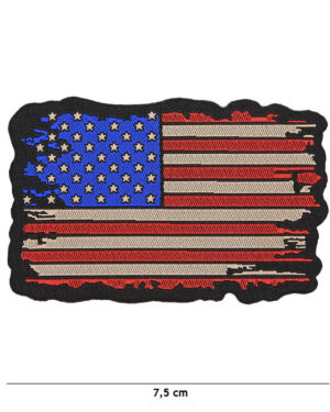 Patch fine woven USA vintage #7136