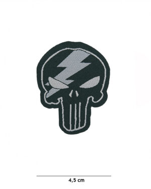 Patch fine woven Punisher thunder small #7137