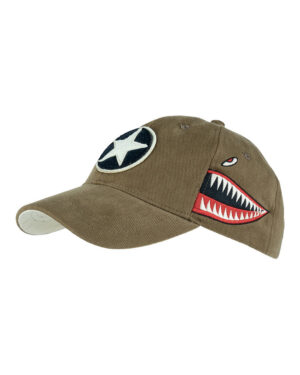 Baseball Cap Brushed P-40 curtiss
