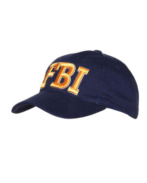 Baseball Cap FBI gele tekst