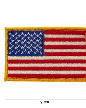Patch Flag USA golden border (large) #1011