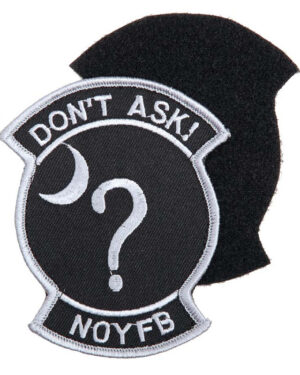 Patch don't ask mit Klettverschluss #1061