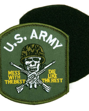 Patch US army (skull) mit Klettverschluss #1063