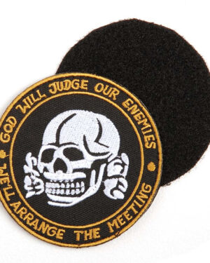 Patch God judge our enemies mit Klettverschluss #1064