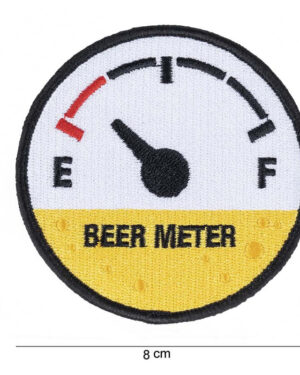 Patch Beer meter mit Klettverschluss #12033