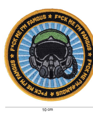 Patch F*ck me I'm famous mit Klettverschluss #13015