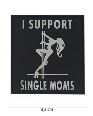 Patch 3D PVC I support single moms #11167