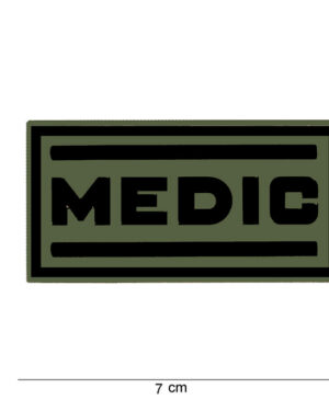 Patch PVC medic green#12037