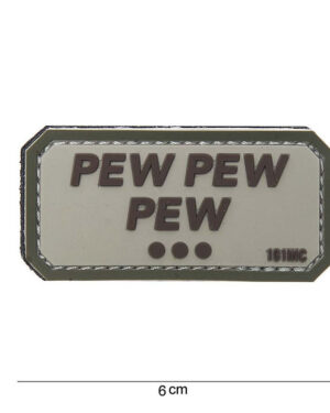 Patch 3D PVC Pew pew pew #10085