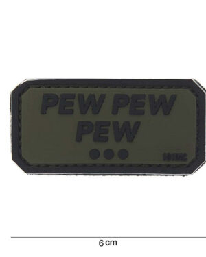 Patch 3D PVC Pew pew pew #10084