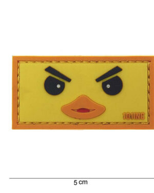 Patch 3D PVC Duckface yellow #10091
