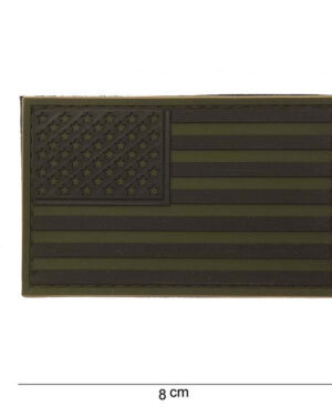 Patch 3D PVC USA subdued #11181