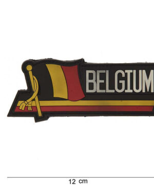 Patch 3D PVC Belgium #12020