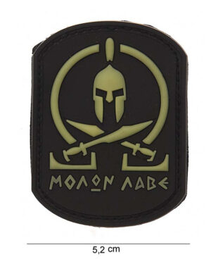 Patch 3D PVC Molon Labe Spartan SWAT #12003