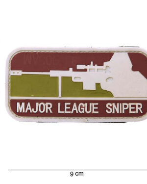 Patch 3D PVC Major League sniper Arid #11159