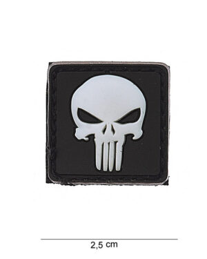 Patch PVC Punisher white #12026