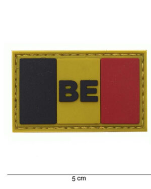 Patch 3D PVC Belgium small BE #13050