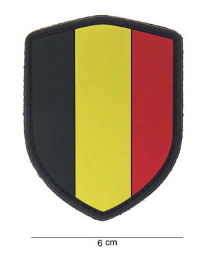 Patch 3D PVC shield Belgium #10020