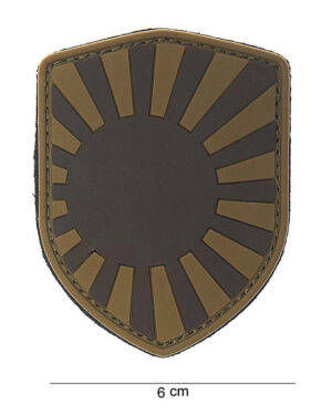 Patch 3D PVC shield Japanese war desert #10015