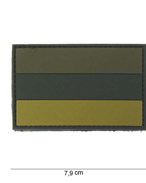 Patch 3D PVC Russia green #10008