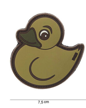 Patch 3D PVC Rubber Duck sand #10049