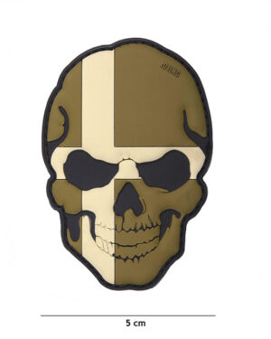 Patch 3D PVC Denmark subdued #16029