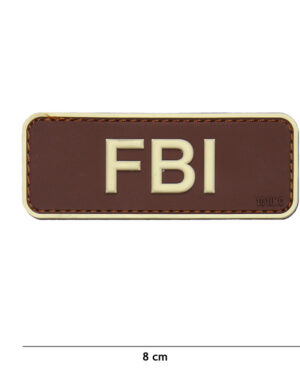 Patch 3D PVC FBI bruin #17044