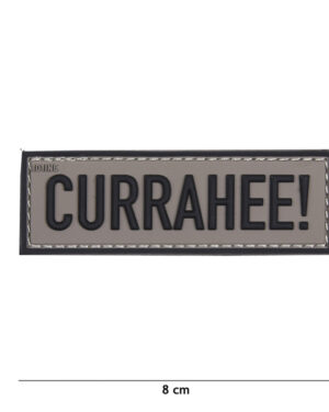Patch 3D PVC Currahee! grey #17039