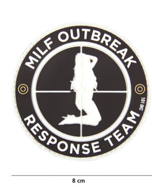 Patch 3D PVC Milf Outbreak black #18005