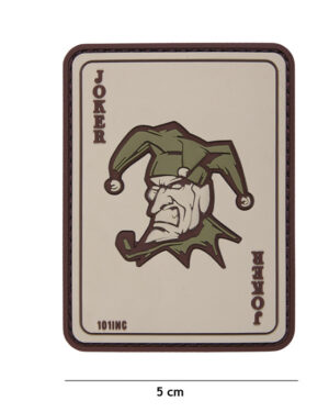 Patch 3D PVC Joker coyote #18086