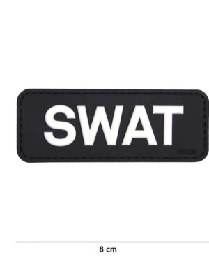 Patch 3D PVC SWAT black #18065