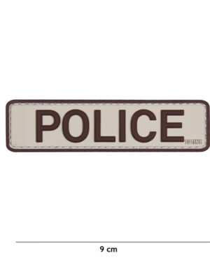 Patch 3D PVC Police sand #18038