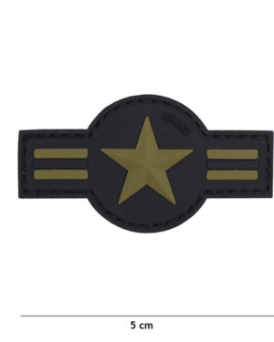 Patch 3D PVC U.S. Air Force green #18073