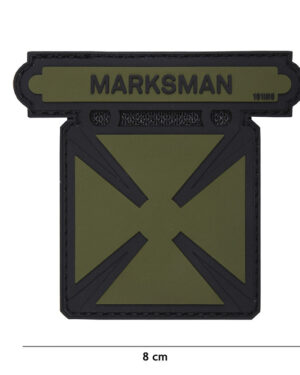 Patch 3D PVC Marksman green #17080