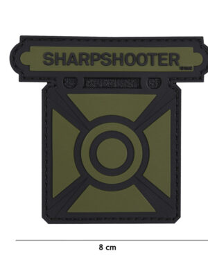 Patch 3D PVC Sharpshooter green #18017