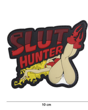 Patch 3D PVC Slut hunter red #16046