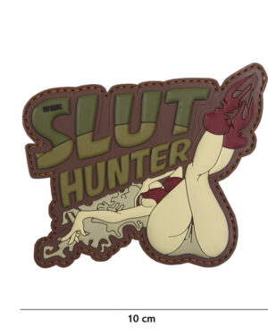 Patch 3D PVC Slut hunter green #16048