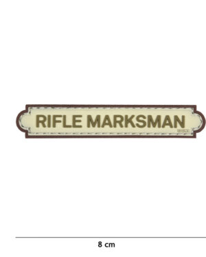 Patch 3D PVC Rifle Marksman tab sand #18015