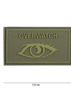 Patch 3D PVC Overwatch green #19034