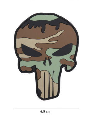 Patch 3D PVC Punisher woodland #19056