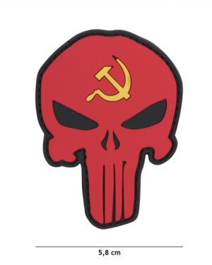 Patch 3D PVC Punisher Russia hammer and sickle #9001