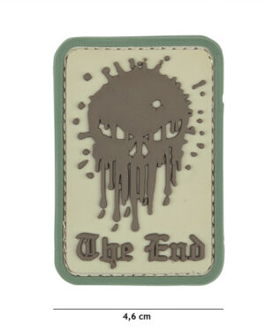Patch 3D PVC Skull The End coyote #12072