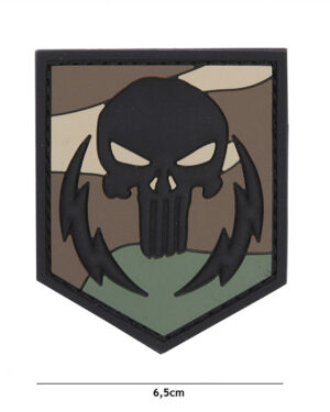 Patch 3D PVC Punisher thunder strokes woodland #9023