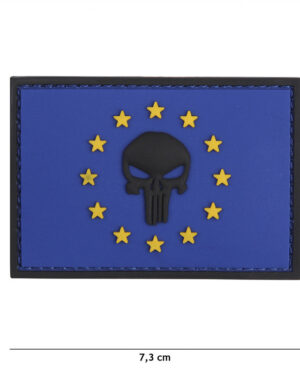 Patch 3D PVC Punisher EU blue #13102